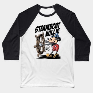 Steamboat Willie Baseball T-Shirt